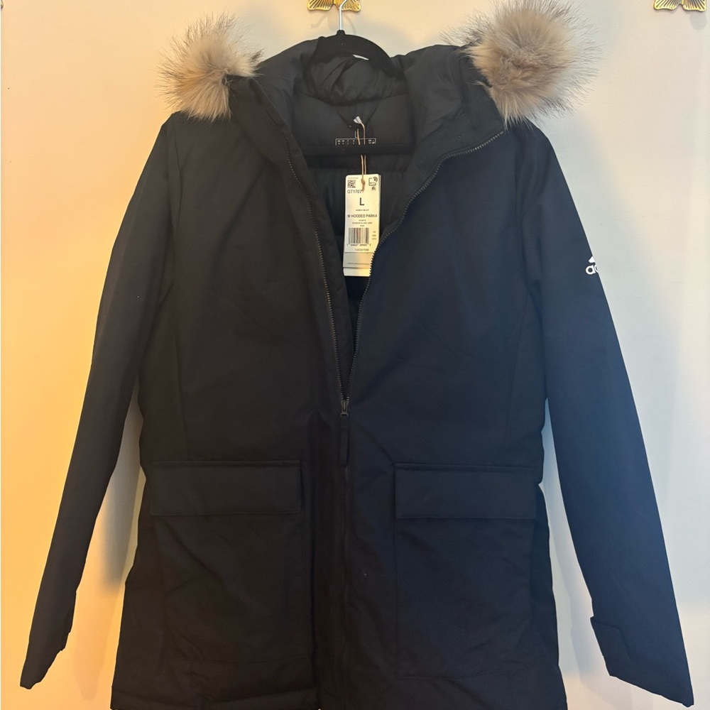 Adidas W Utility Parka w/ Fur Hood